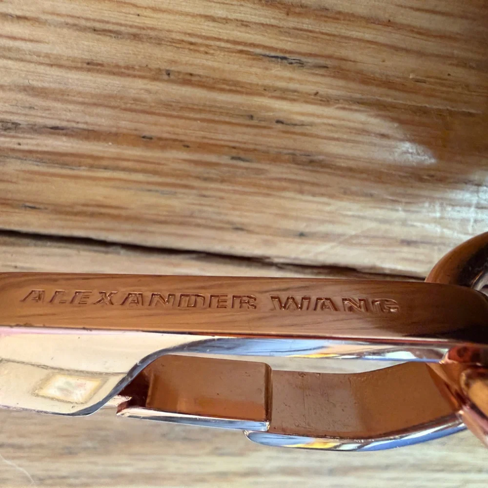 Alexander Wang purse bag in black pebbled leather with rose gold studs - Picture 7 of 16